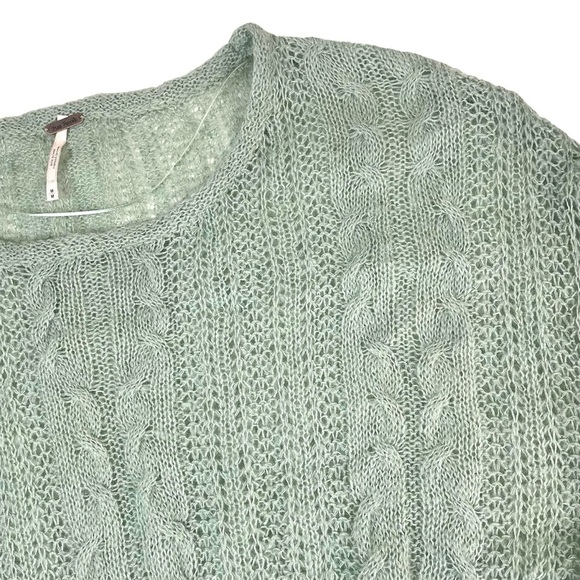 Free People Angel Soft Pullover Sweater Sage Green Medium - Picture 13 of 16